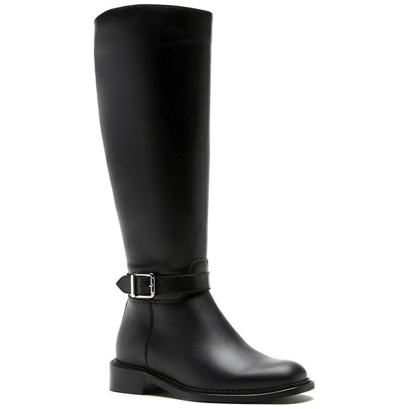 LA CANADIENNE STEVIE BLACK LEATHER 9 M (B) - Picture 1 of 3
